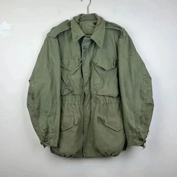 Vintage Military Utility M-1951 Field Jacket Mens US Army